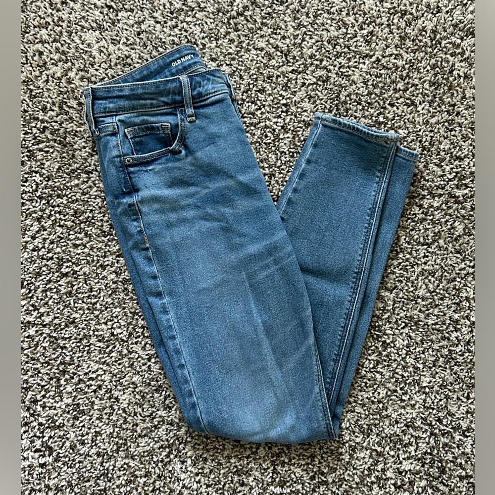 Old navy high rise rock star super skinny jeans size 6